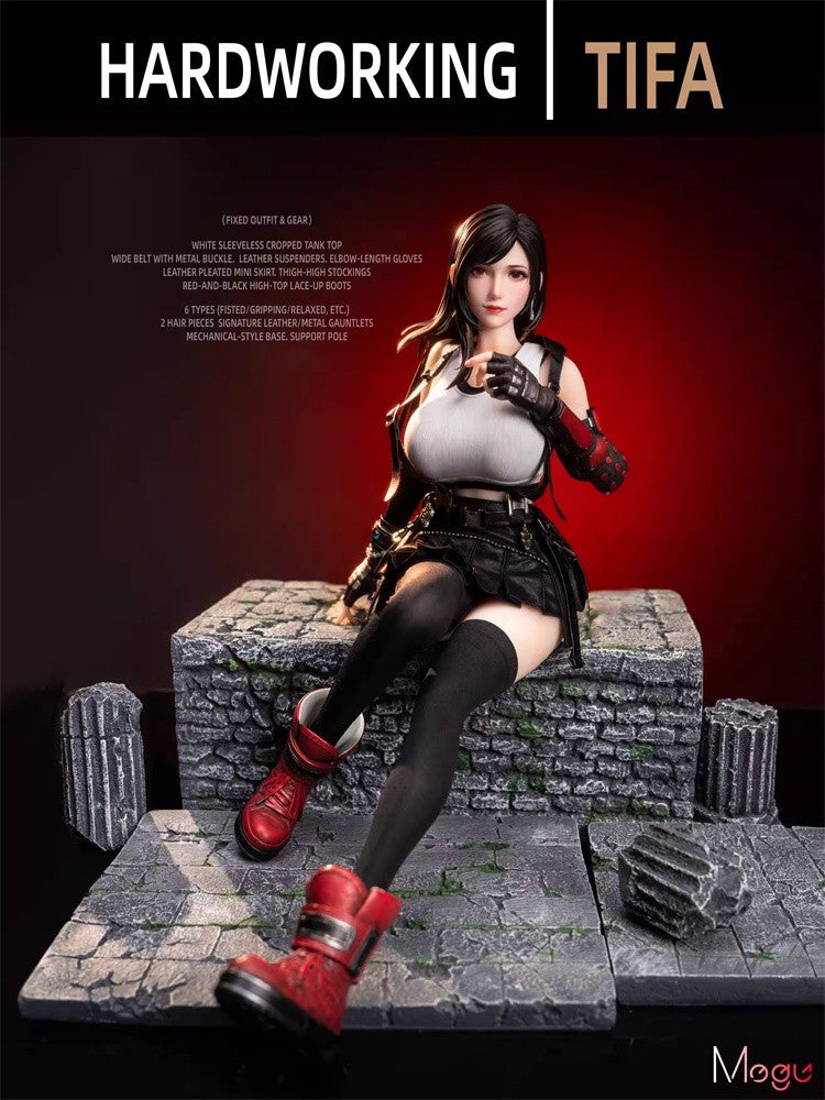 1:4 Hardworking Tifa Seamless Action Figure