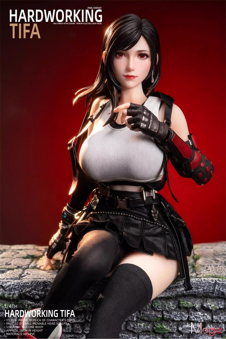 1:4 Hardworking Tifa Seamless Action Figure