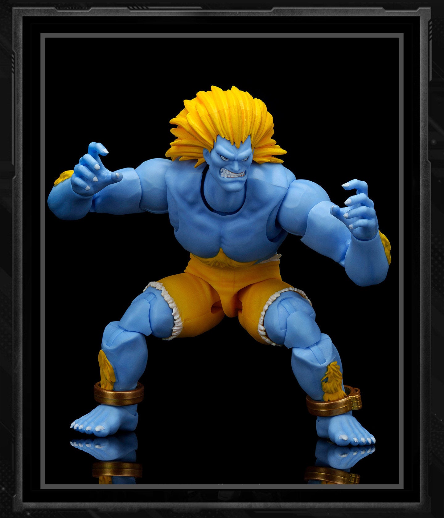 1:12 Blanka Blue Color Action Figure