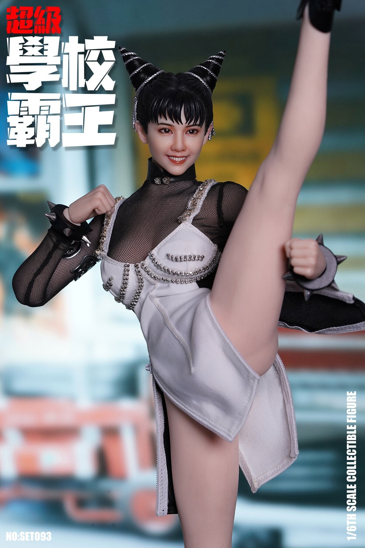 1:6 School Fighter Goddess Seamless Figure