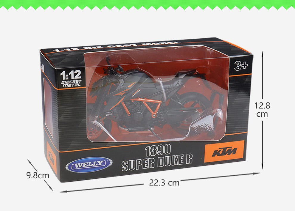 1:12 KTM 1390 Super Duke R Motorcycle Alloy Car