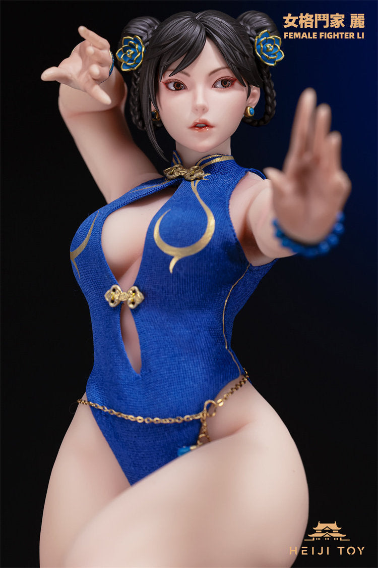 1:6 Female Fighter Li Seamless Action Figure
