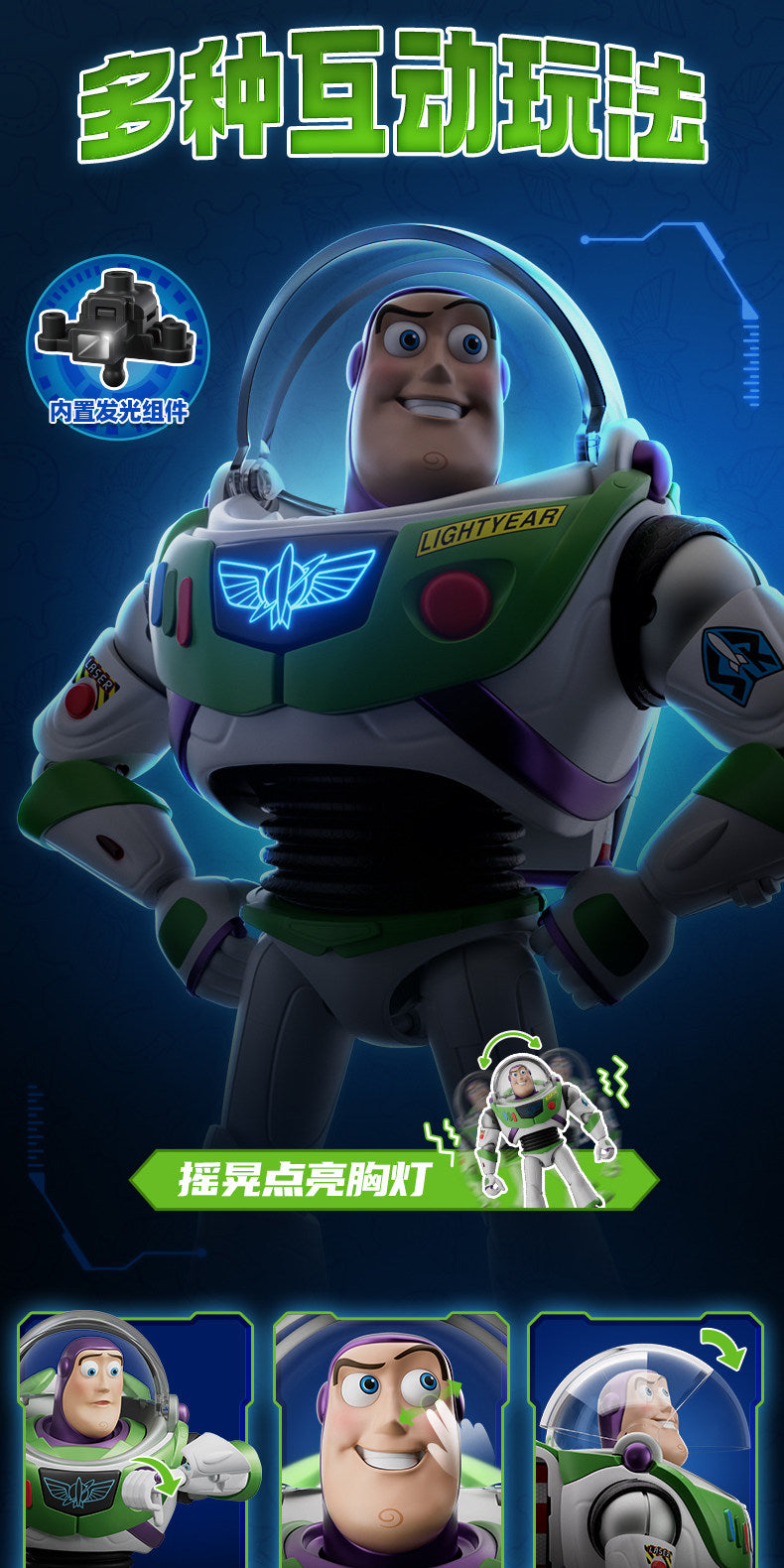Buzz Lightyear Champion Class Model Kit