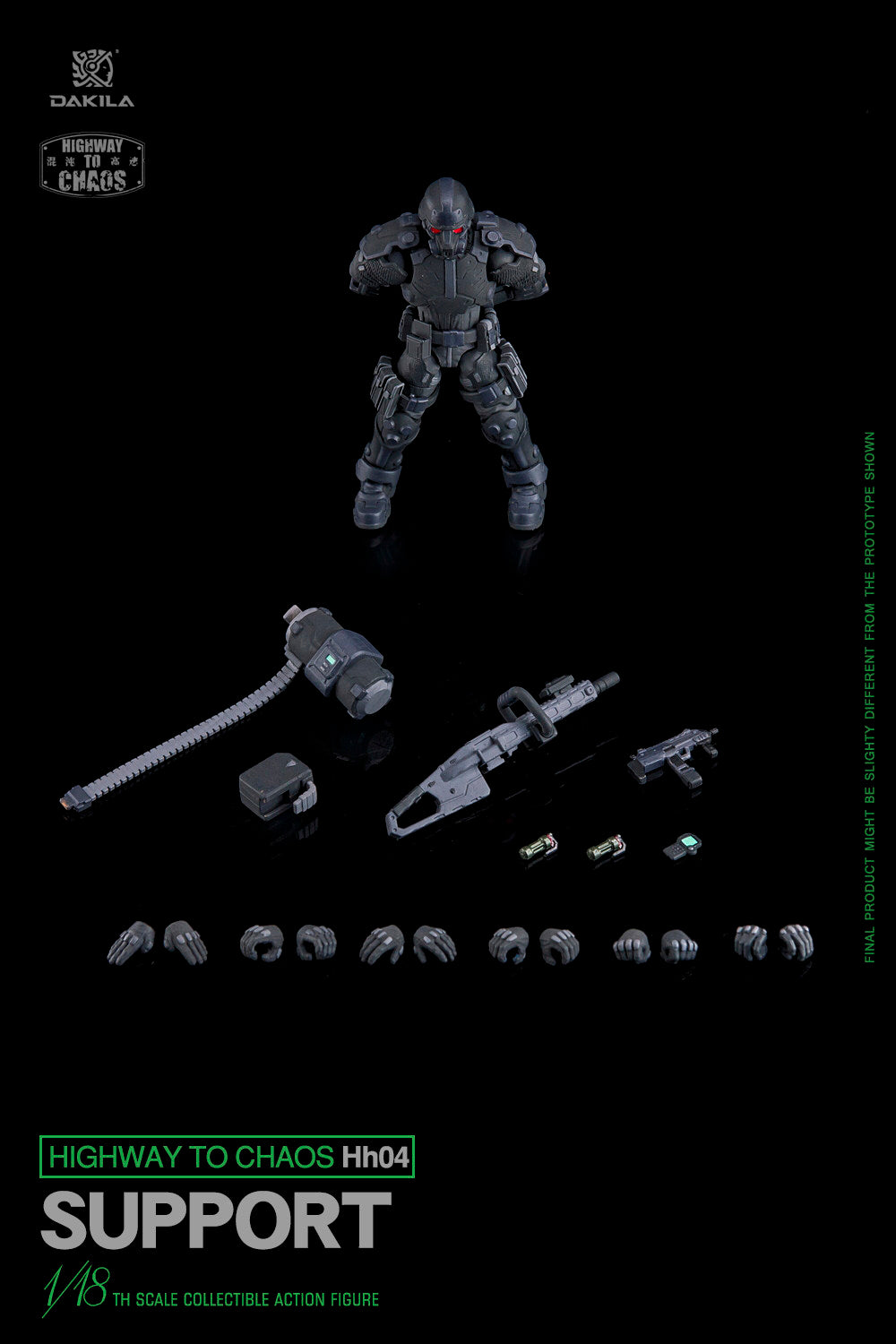 1:18 Highway to Chaos Support Unit Action Figure