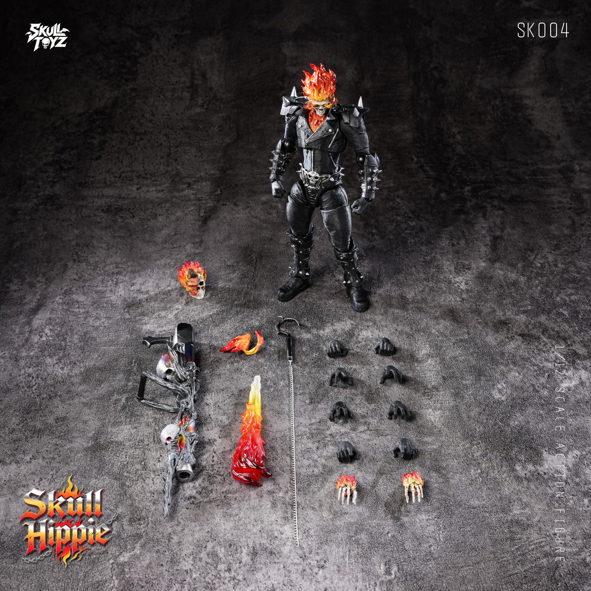 1:12 Skull Hippie Action Figure