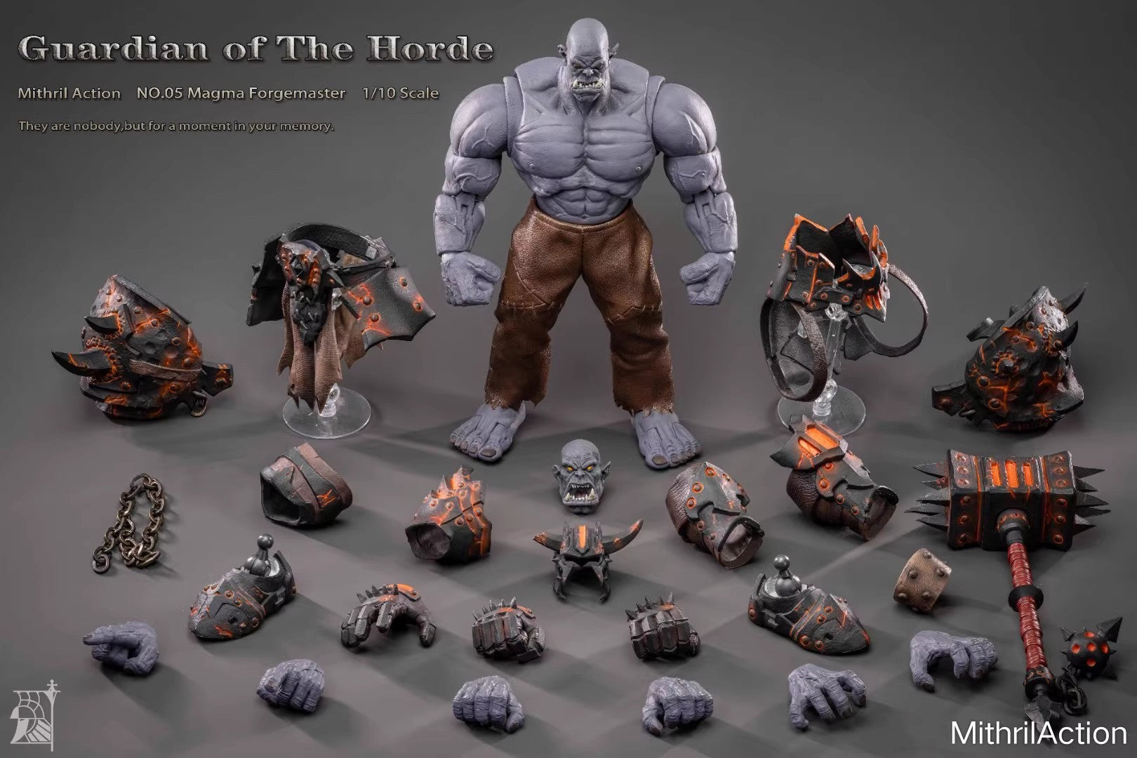 1:10 Magma Forgemaster Guardian of the Horde Action Figure