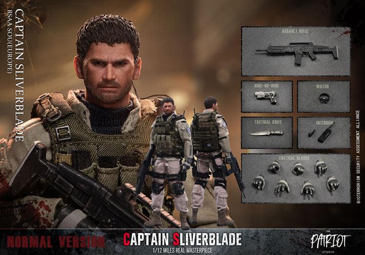 1:12 Captain Silverblade BSAA SOU (Europa) Actionfigur