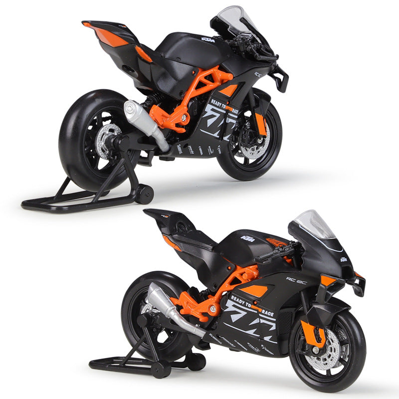 1:18 KTM RC8 8C 오토바이 합금 모델 자동차