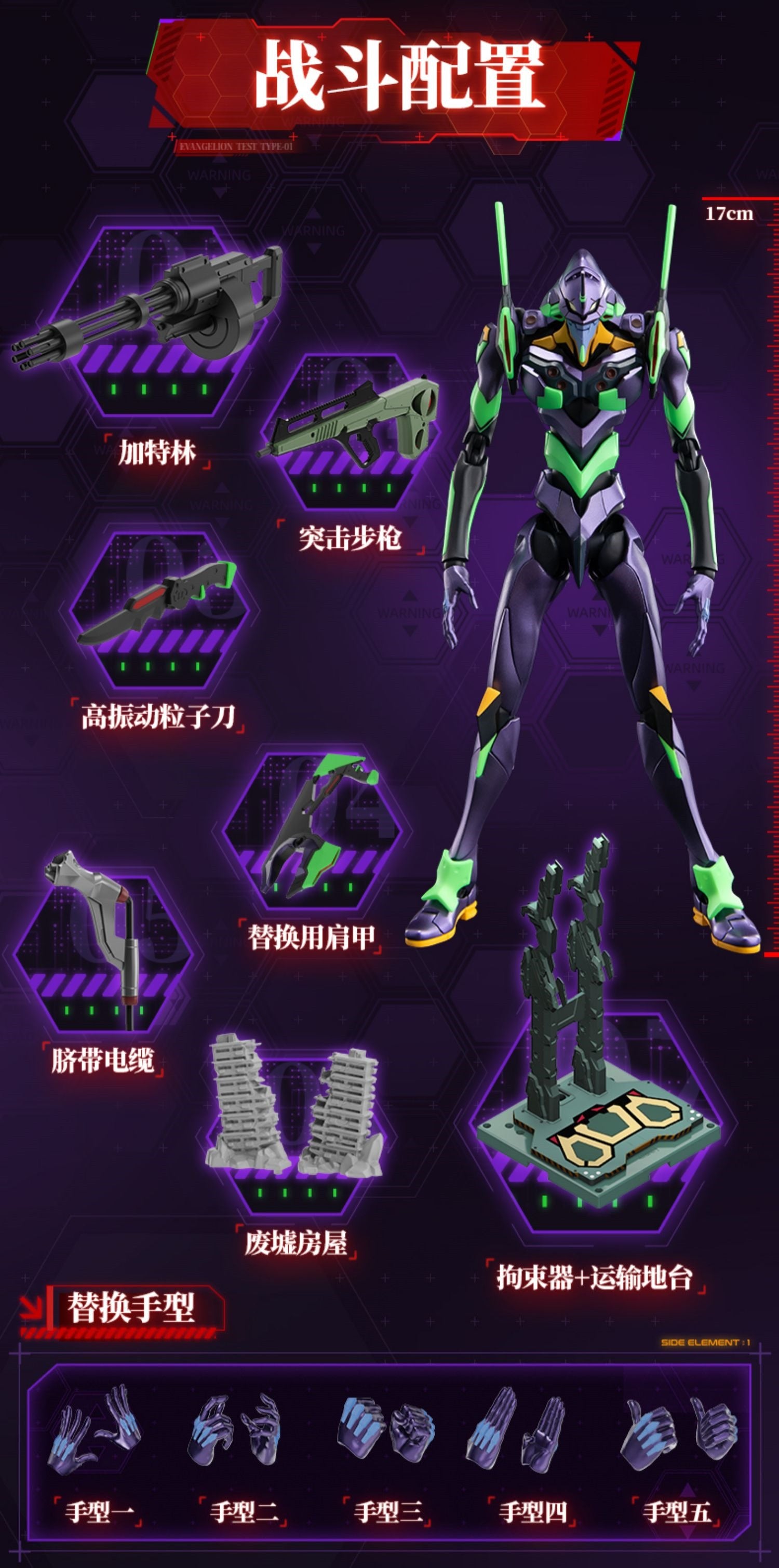 Kit de modelo Evangelion Test Type 01 Action Edition