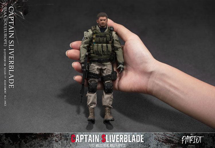 1:12 Captain Silverblade BSAA SOU (Europa) Actionfigur