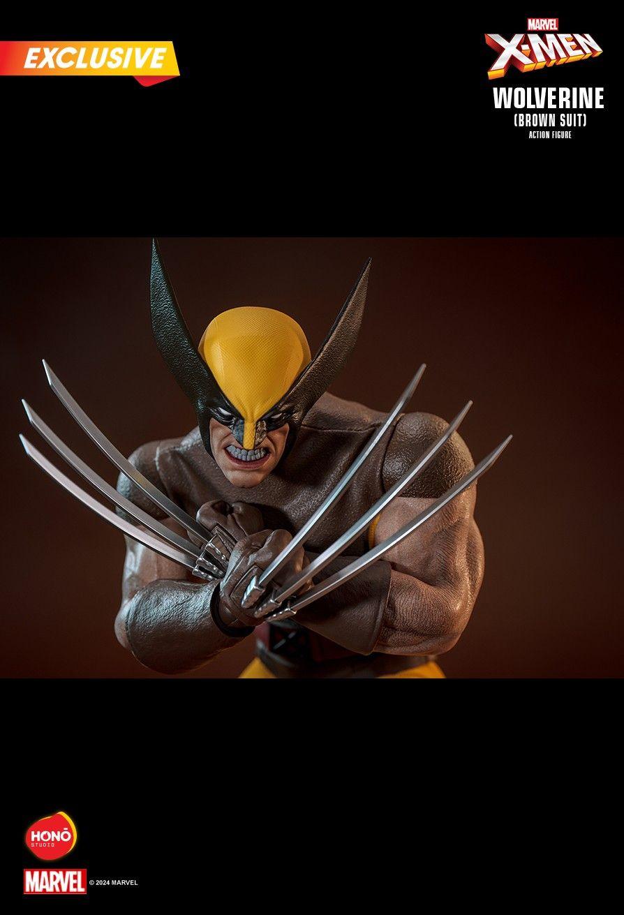 Figura de acțiune exclusivă Wolverine Brown Suit 1:6