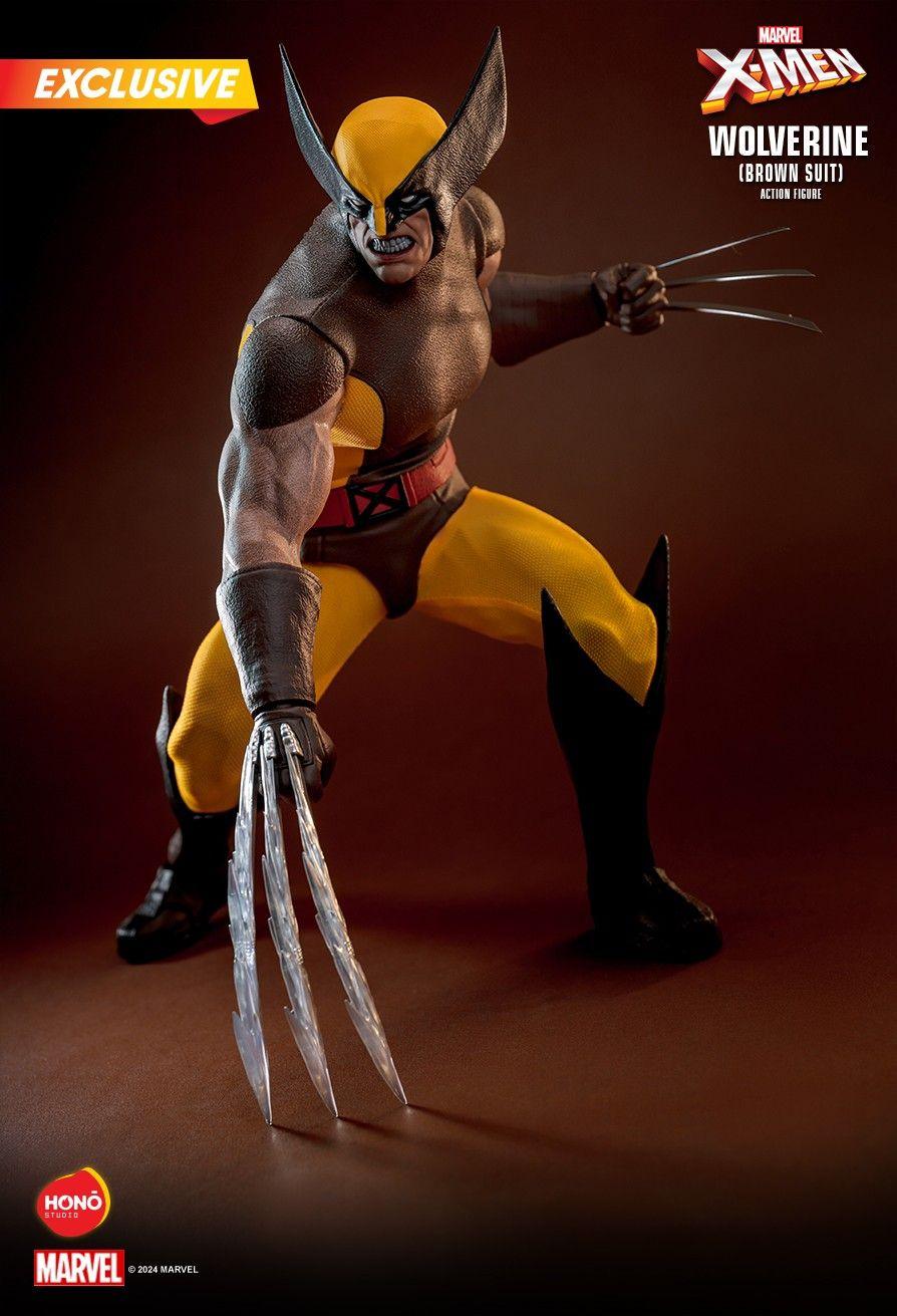 Figura de acțiune exclusivă Wolverine Brown Suit 1:6