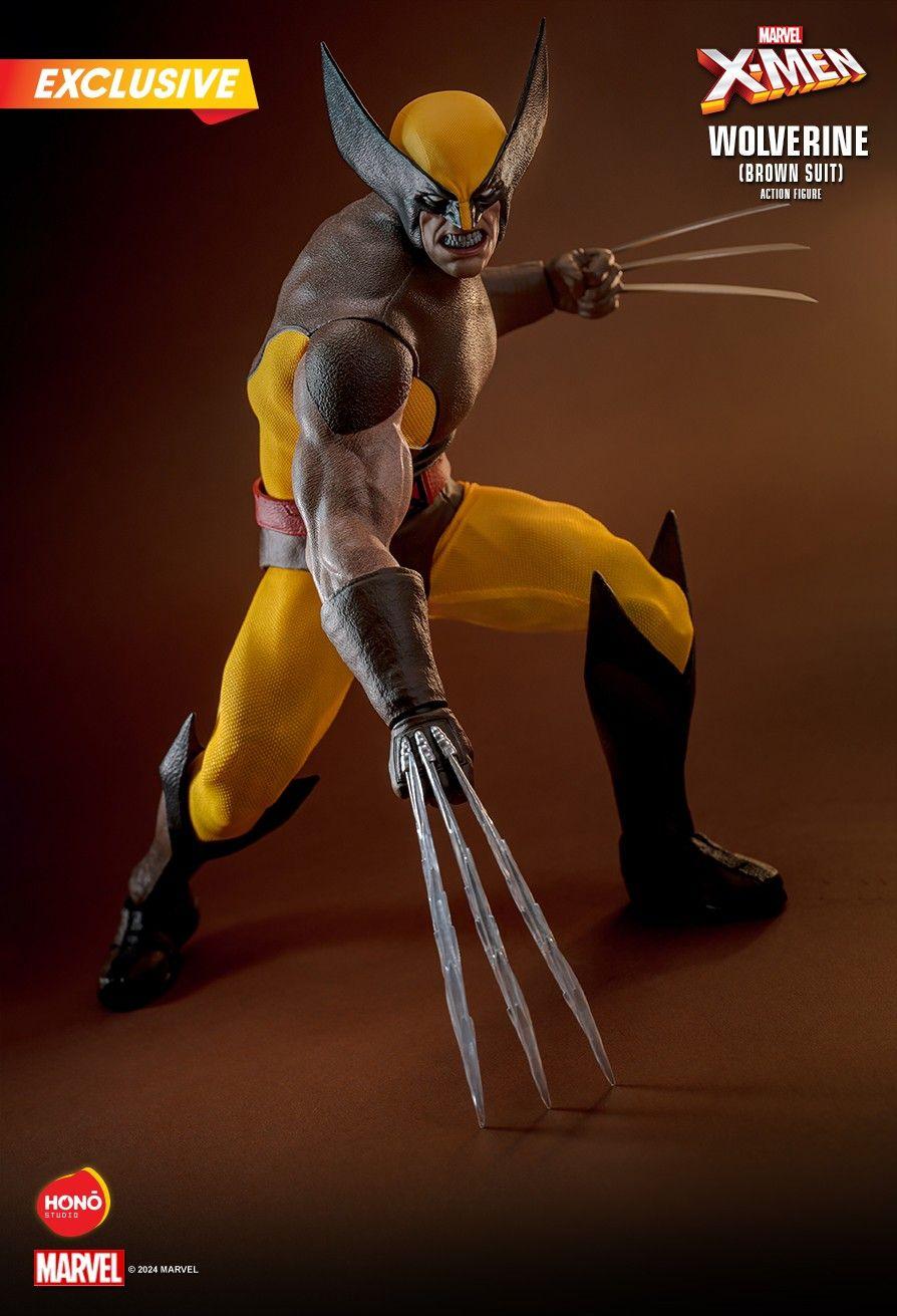 Figura de acțiune exclusivă Wolverine Brown Suit 1:6