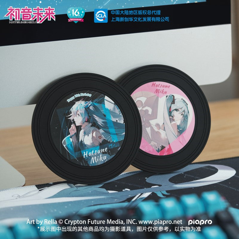 Hatsune Miku Vinyl Record Fridge Magnet