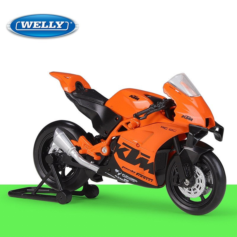 1:18 KTM RC8 8C 오토바이 합금 모델 자동차