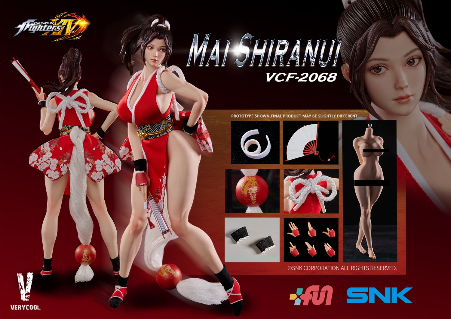 1:6 Mai Shiranui Seamless Action Figure