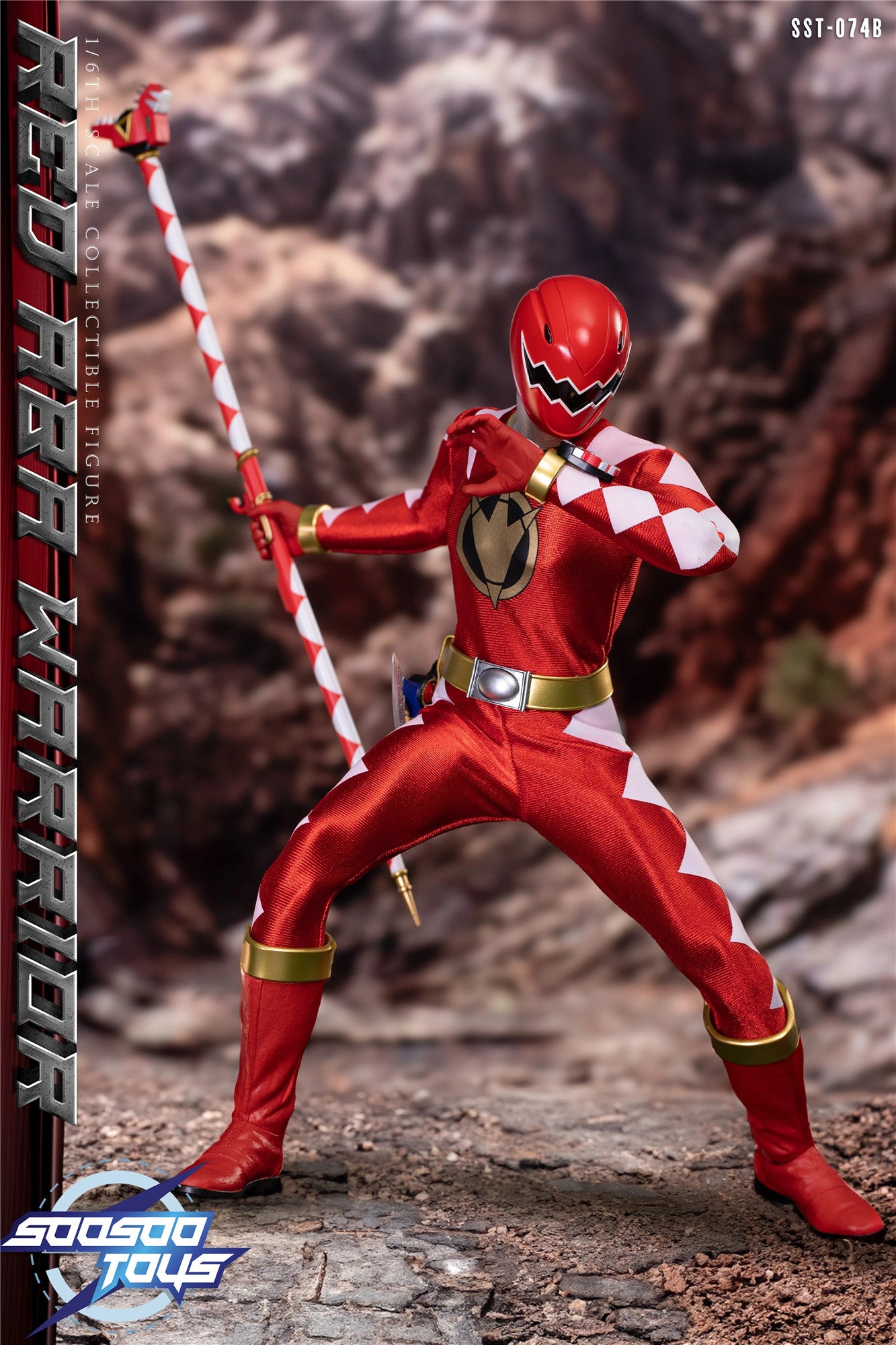 1:6 Red Aba Warrior Action Figure