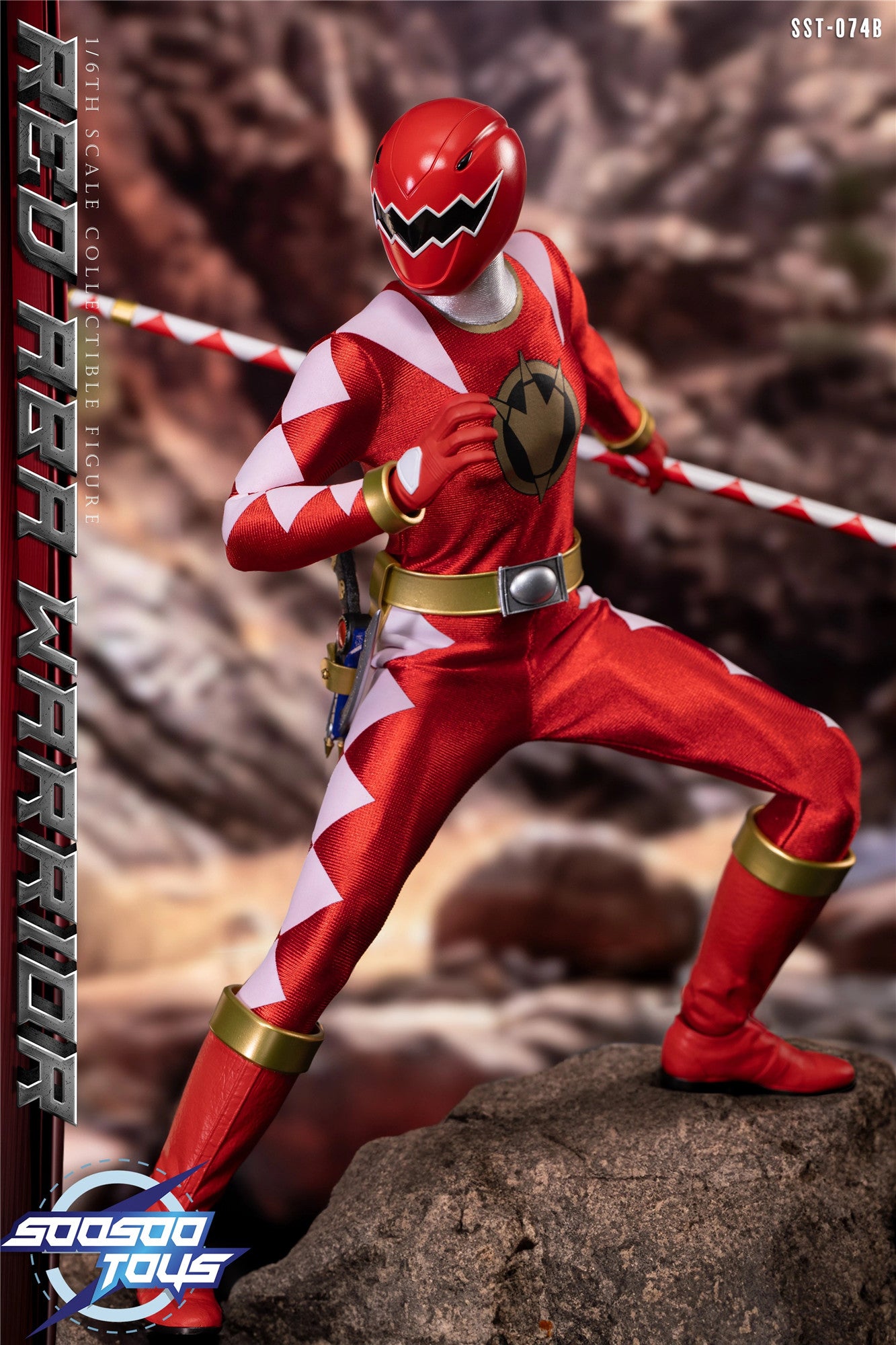 1:6 Red Aba Warrior Action Figure