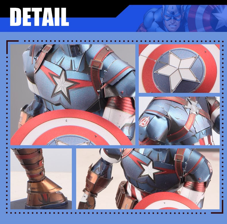 Captain America metalen montageset