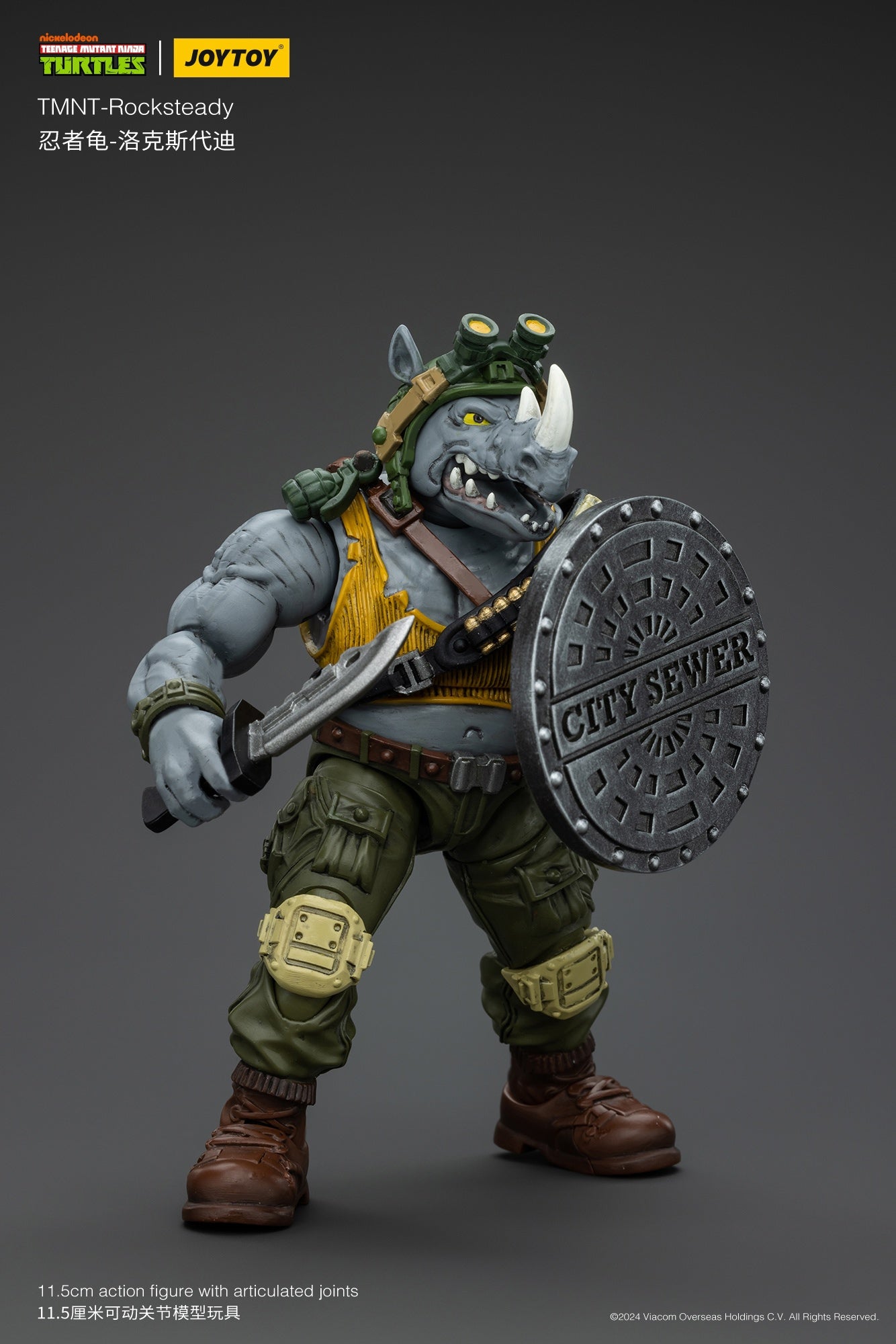 1:18 Rocksteady Action Figure