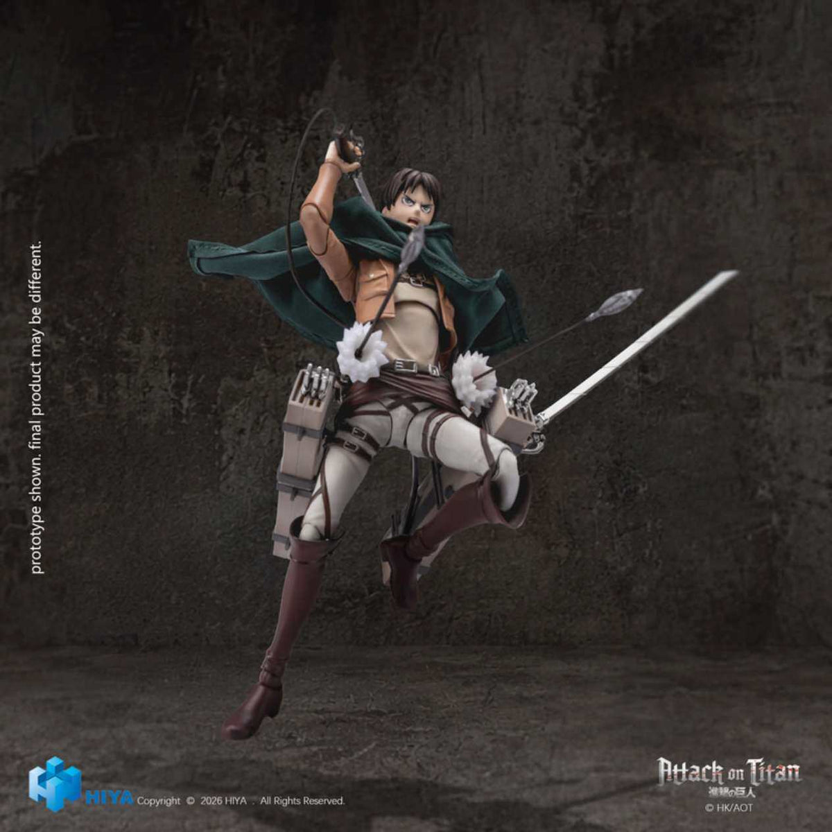 1:12 Eren Yeager Action Figure