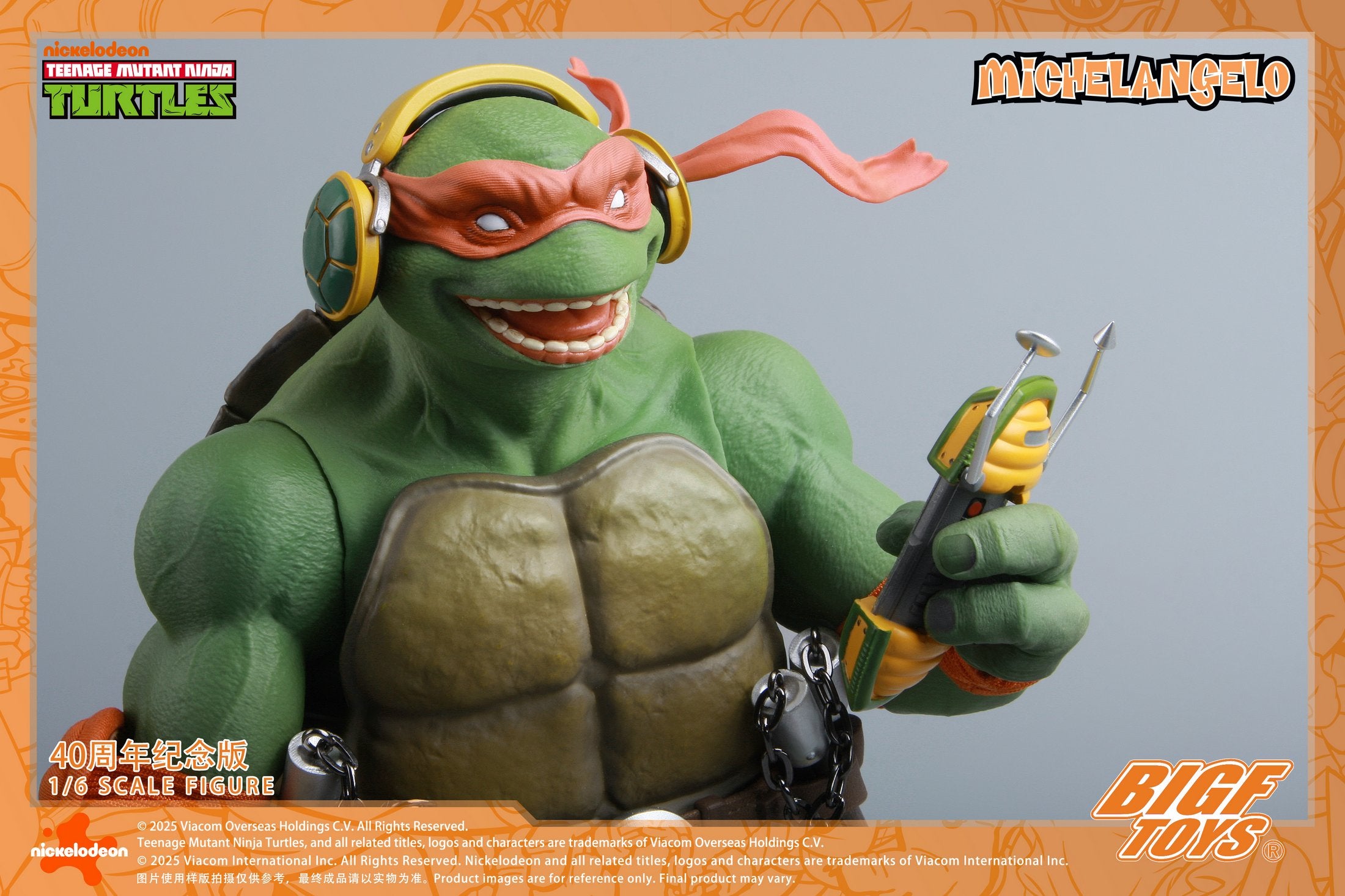 1:6 Michelangelo 40th Anniversary Action Figure