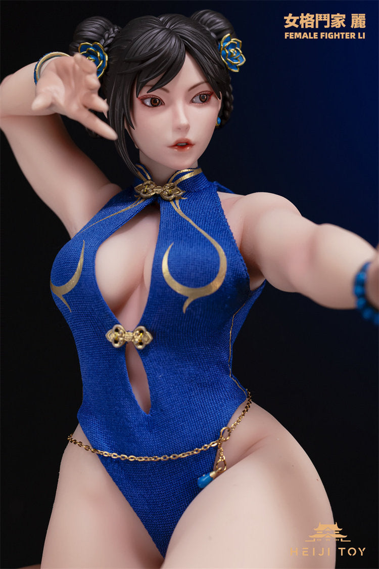 1:6 Female Fighter Li Seamless Action Figure