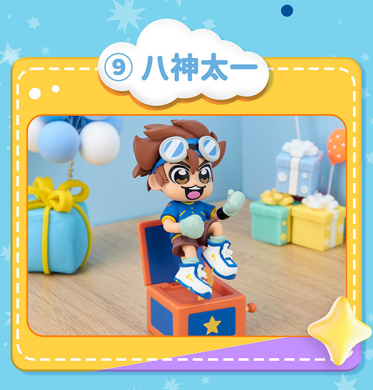 BN Figure Q Digimon x Okawa Bukubu Mini Figure
