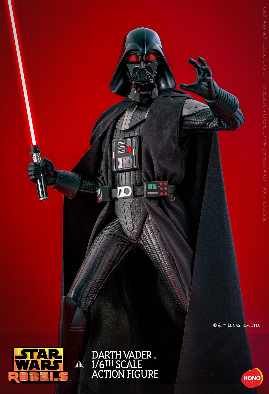 1:6 Darth Vader Star Wars Rebels Action Figure