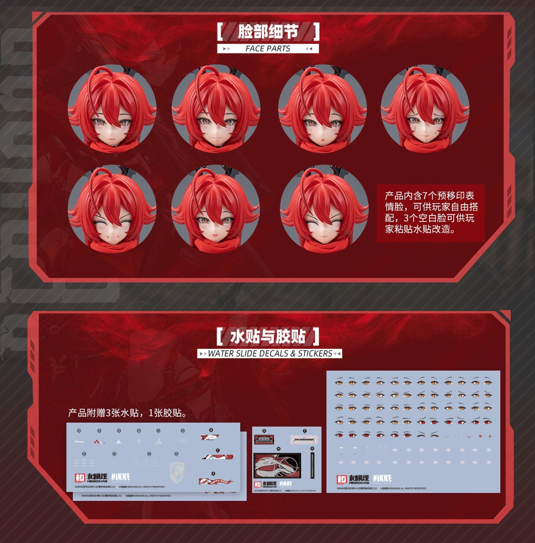 1:12 Goddess of Victory: Nikke Red Hood Model Kit Action Figure