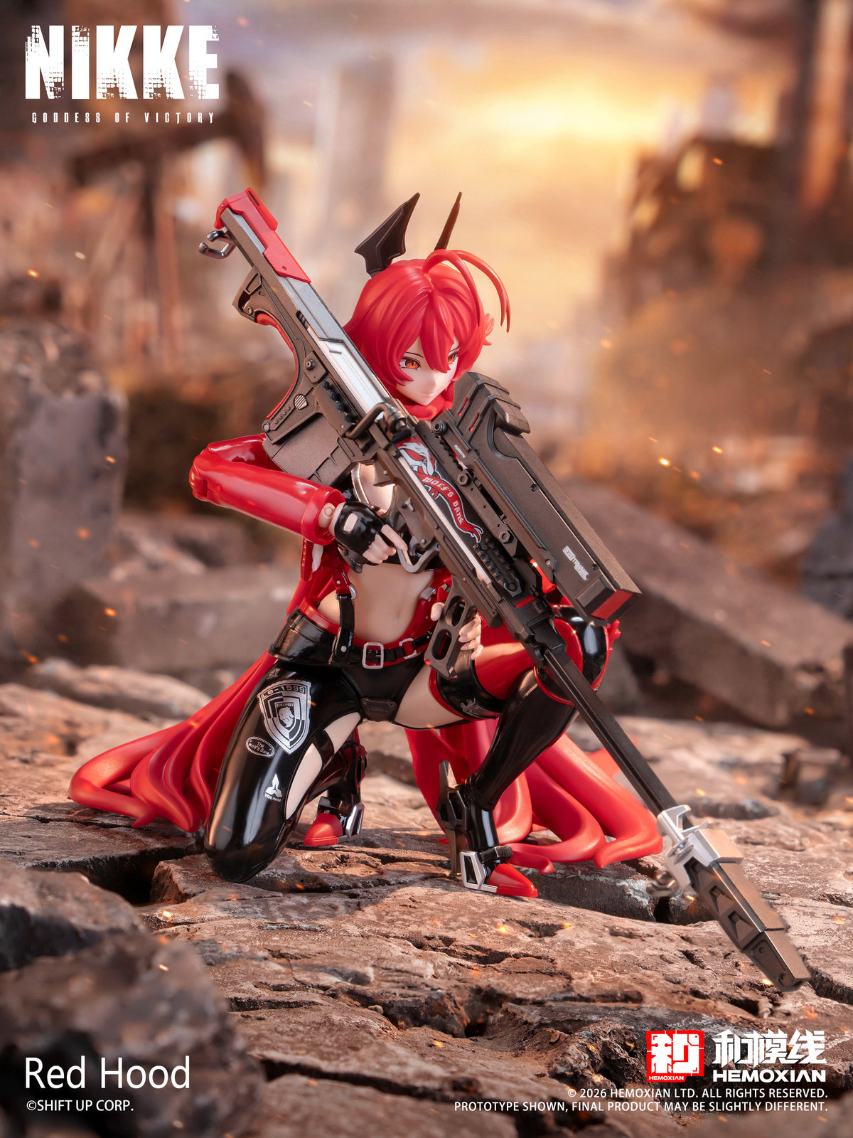 1:12 Goddess of Victory: Nikke Red Hood Model Kit Action Figure
