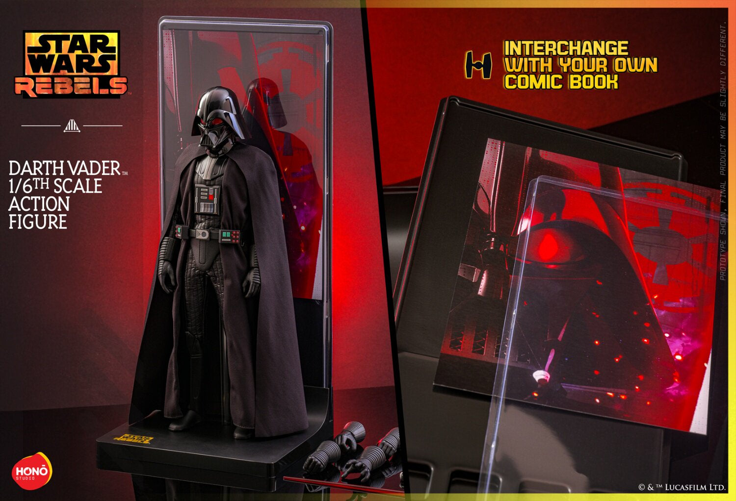 1:6 Darth Vader Star Wars Rebels Action Figure
