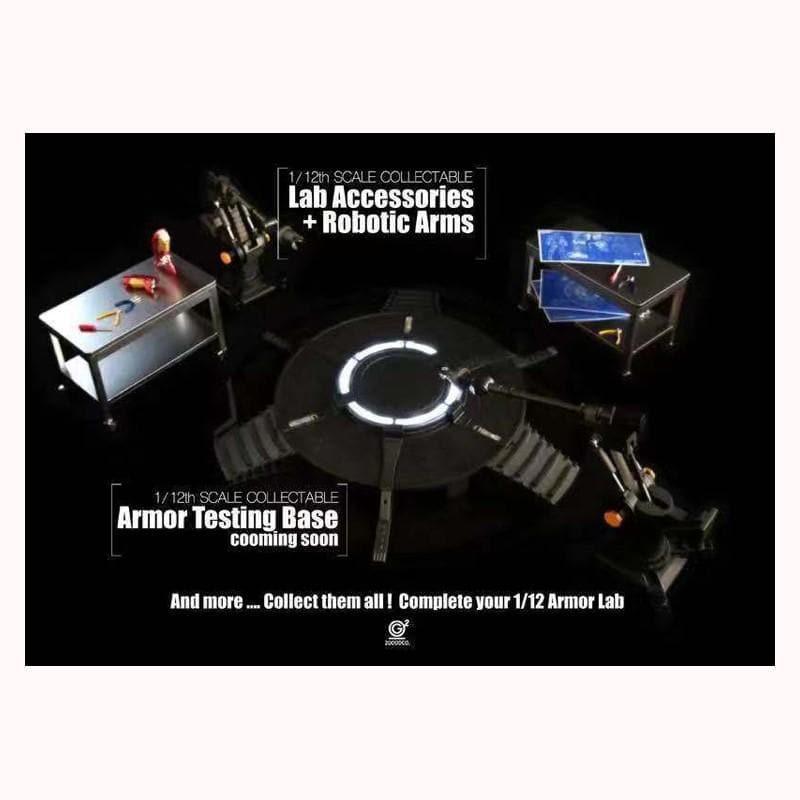 2GoodCo - 1:12 Iron Man Lab Accessories Work Table & Robotic Arms