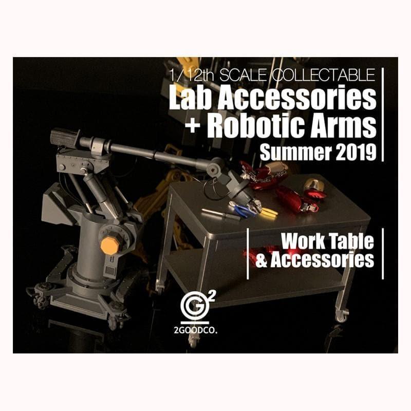 2GoodCo - 1:12 Iron Man Lab Accessories Work Table & Robotic Arms - inshobby.com