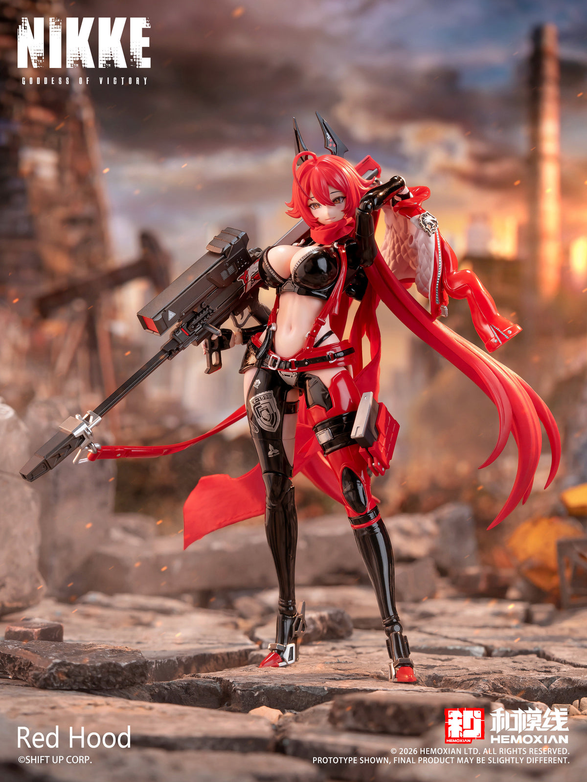 1:12 Goddess of Victory: Nikke Red Hood Model Kit Action Figure