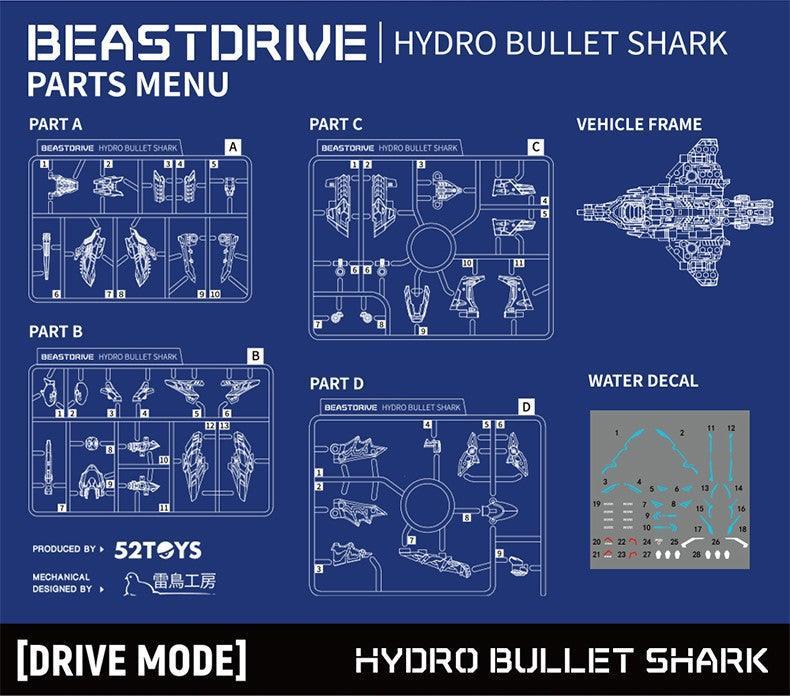 52Toys - Beast Drive BD-02 Hydro Bullet Shark