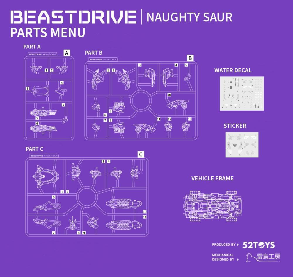 52Toys - Beast Drive BD-03 Naughty Saur