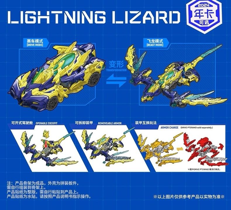 52Toys - Beast Drive BD-11 Lightning Lizard - inshobby.com