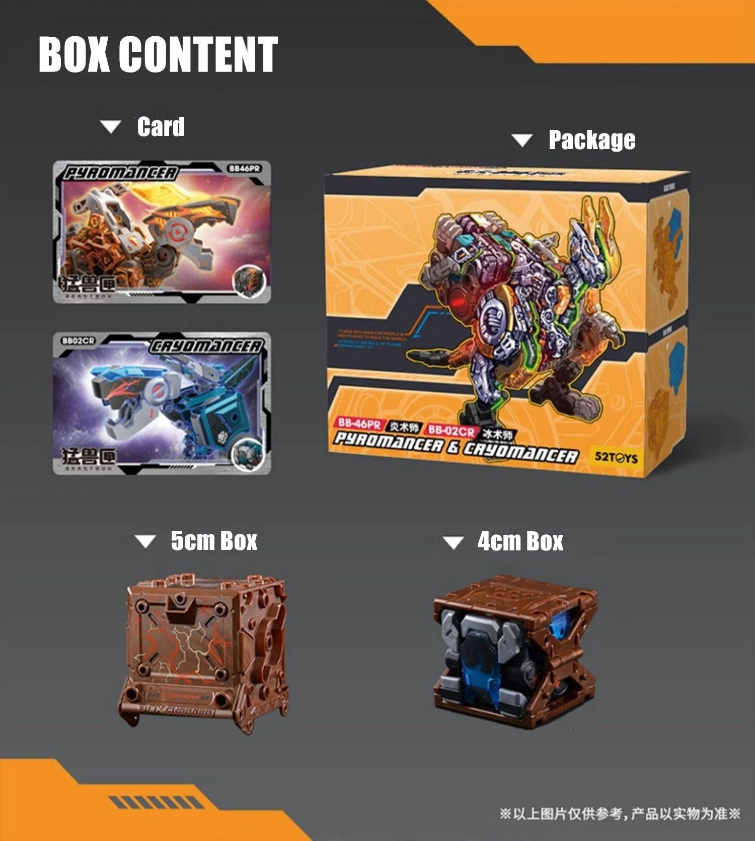 52Toys - Beastbox BB-46PR Pyromancer & Cryomancer Combo Set - inshobby.com