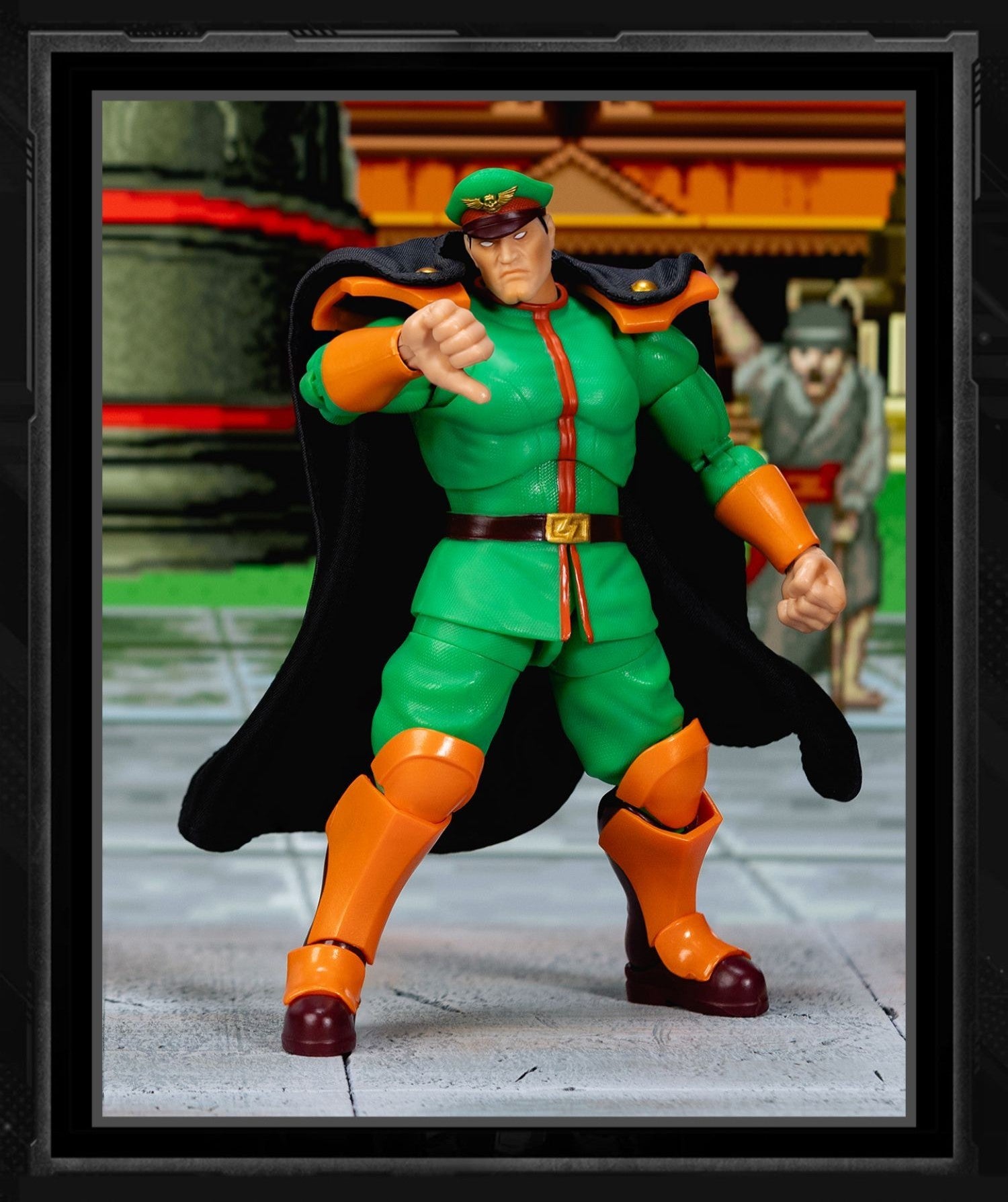 Jada - 1:12 M. Bison SDCC Special Green Color Action Figure - inshobby.com