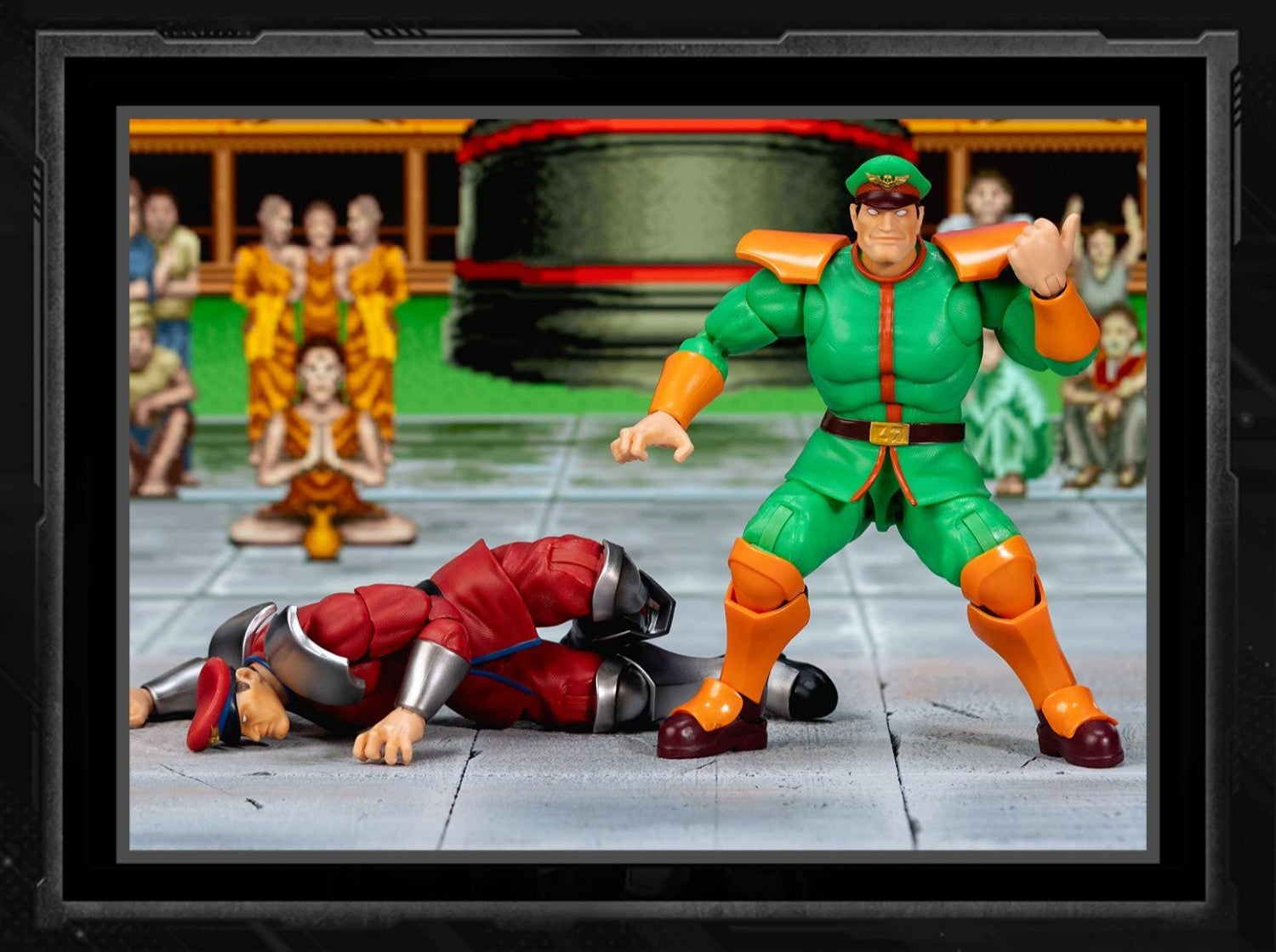 Jada - 1:12 M. Bison SDCC Special Green Color Action Figure - inshobby.com