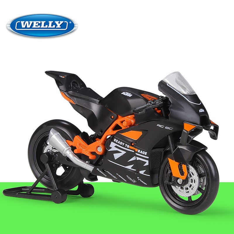 1:18 KTM RC8 8C 오토바이 합금 모델 자동차