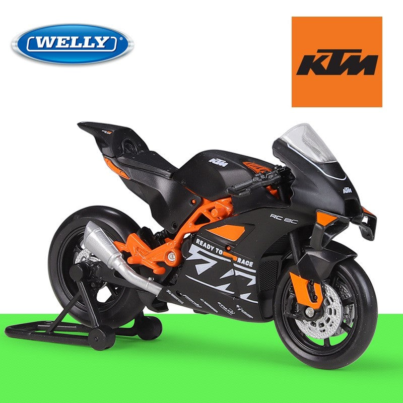 1:18 KTM RC8 8C Motorcycle Aloy Model Gari