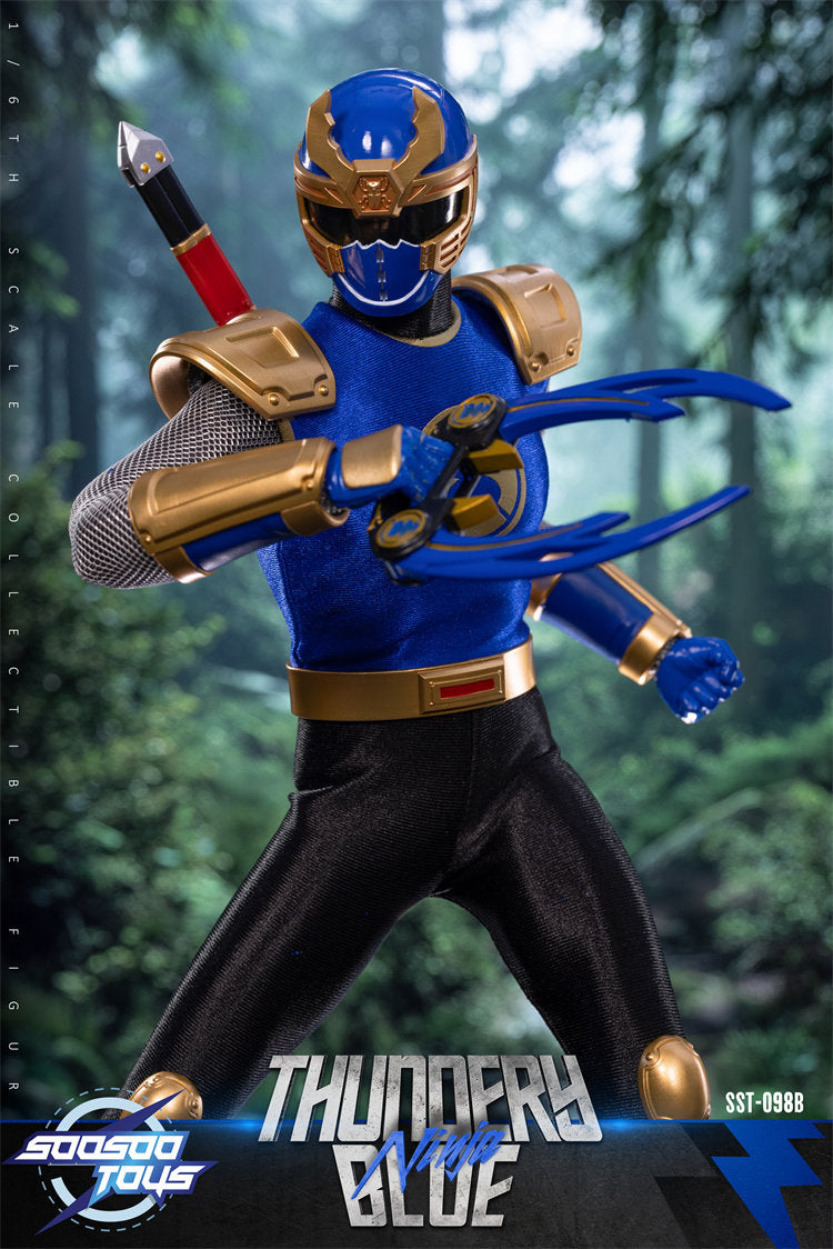 1:6 Thundery Ninja Red & Blue Two Pack Action Figure