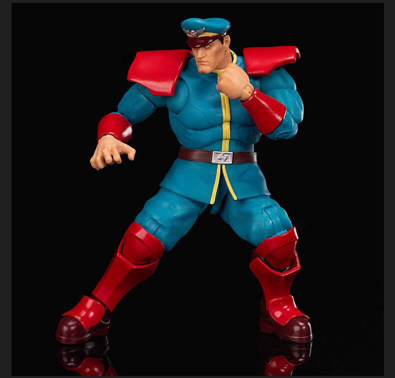 Jada - 1:12 M. Bison Special Blue Color Action Figure - inshobby.com