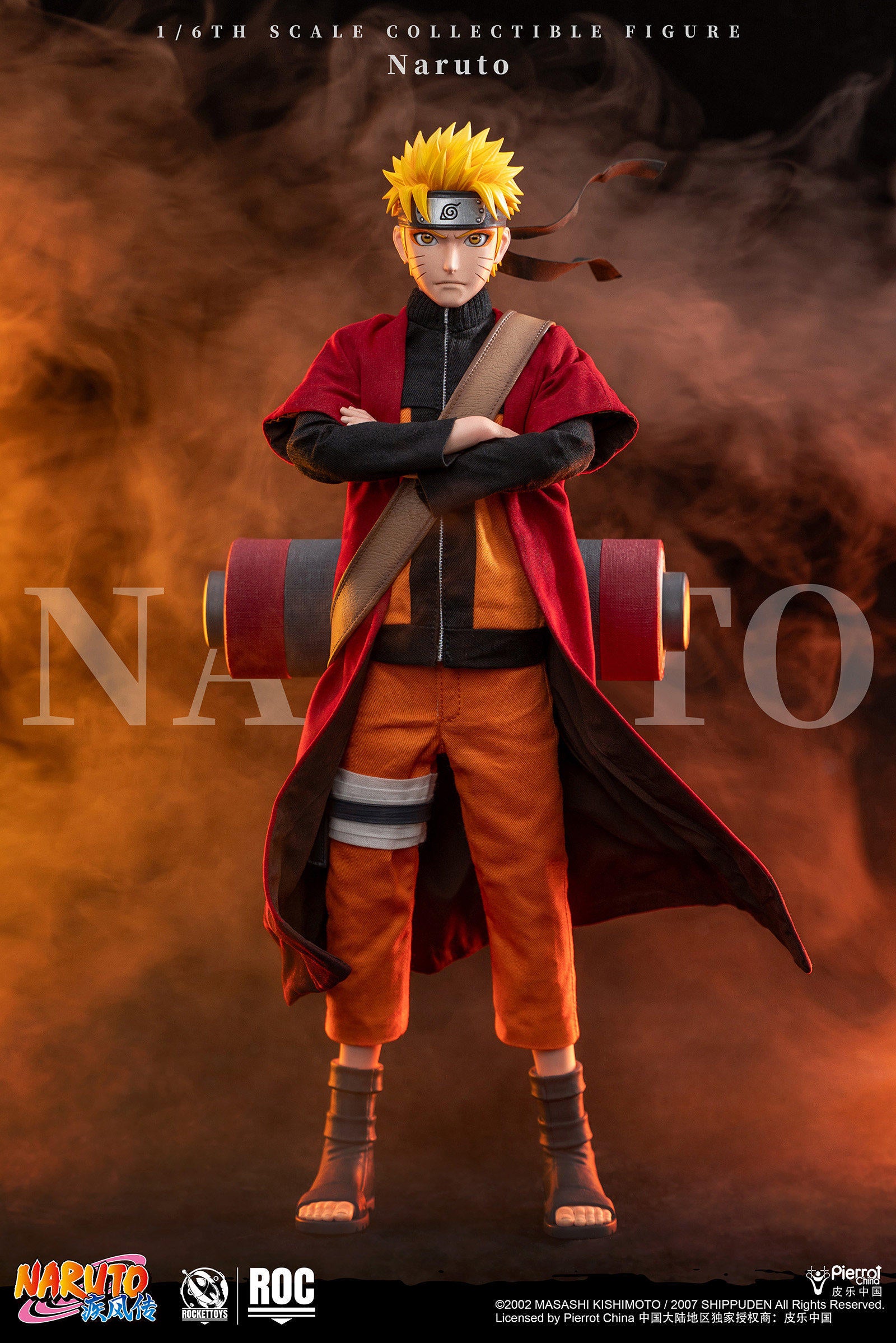 Rocket Toys - 1:6 Uzumaki Naruto Sage Mode Action Figure - inshobby.com