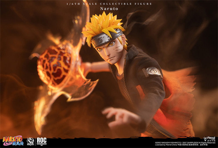 1:6 Uzumaki Naruto Battle Damaged Version Action Figure