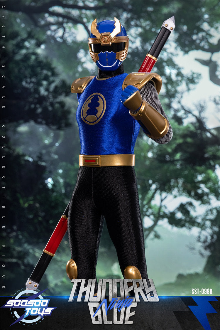 1:6 Thundery Ninja Red & Blue Two Pack Action Figure