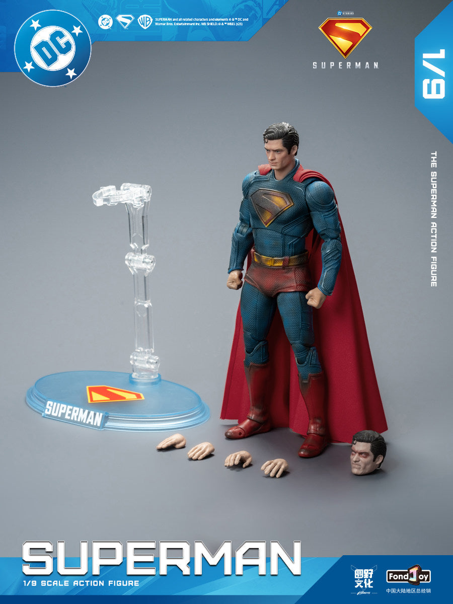 1:9 New Superman Battle Damage Version Action Figure