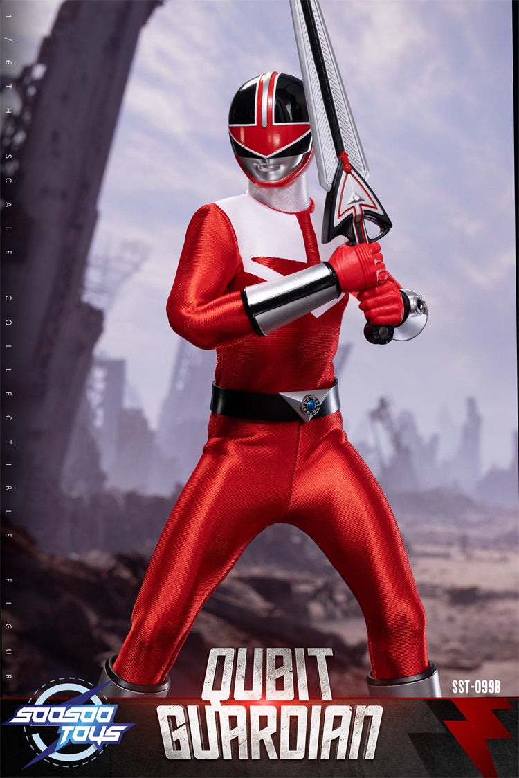 1:6 Time Guardian Red & Qubit Guardian Two Pack Action Figure